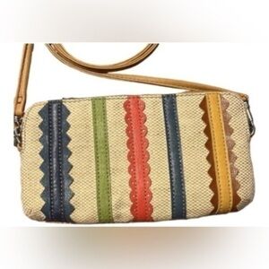 Relic Women Marley Multifunction Wristlet Wallet Stripe-Multi With Strap